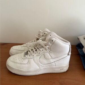 Nike White High-Top Sneakers